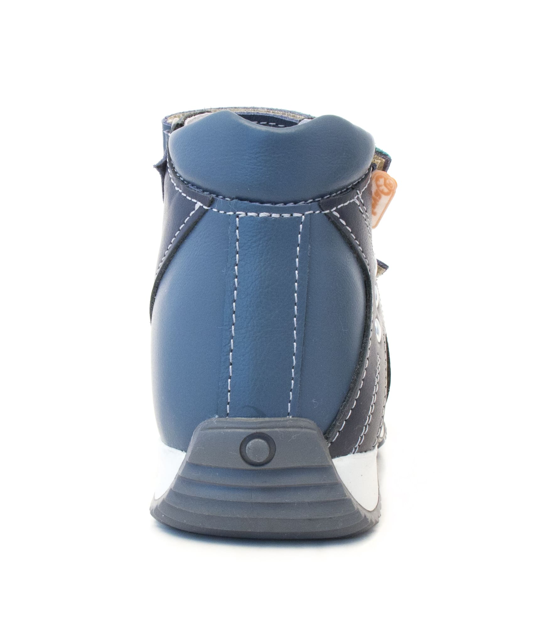 Сандалии детские ортопедические с открытым носом Орфея Б3-149-211-215-1 кожаные синие фото 13