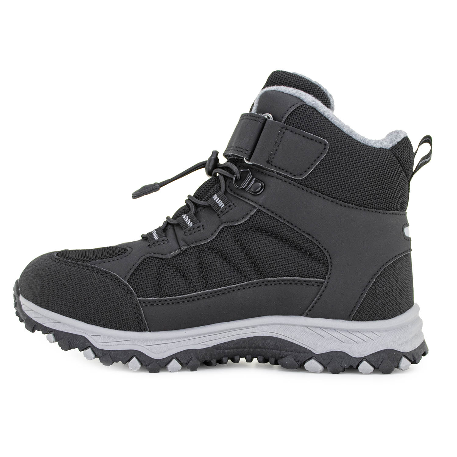 Ортопедическая обувь на утепленной подкладке Orthoboom ботинки 87054-05 черный фото 3