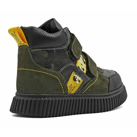 Обувь ортопедическая сложная на утеплённой подкладке ботинки осенние цв. хаки 27225-139-Х  фото 3