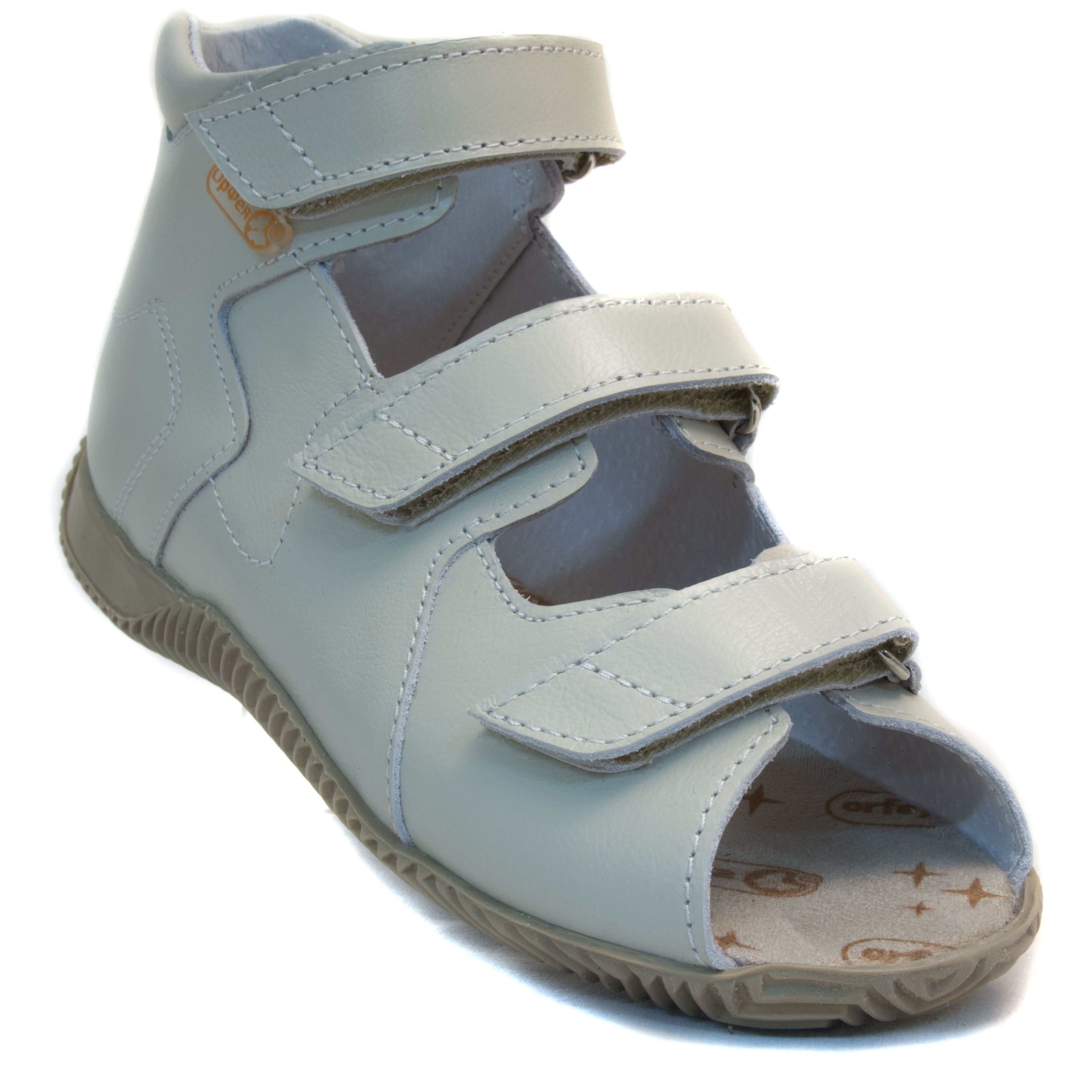 Сандалии ортопедические детские с открытым носом Орфея Б4-124-051-000-1 цвет молочный фото 1