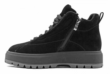 Ботинки ортопедические женские зимние Ортомода 88004-В-901 черные замша с шерстью фото 4