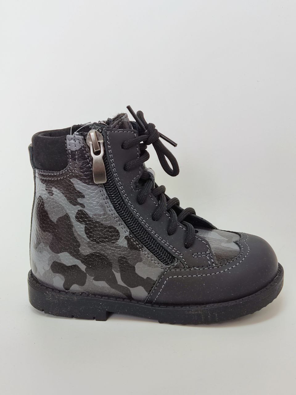 Ботинки осенние цв. серый 2152-НА-104 фото 2