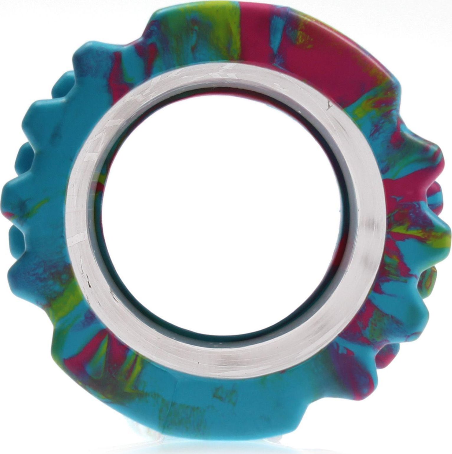 Валик для фитнеса "ТУБА", камуфляж синий SF 0333 фото 3