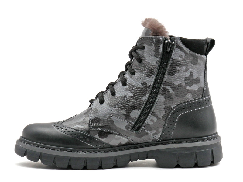 Ботинки зимние цв. серый 2300-ХМ-204 фото 4