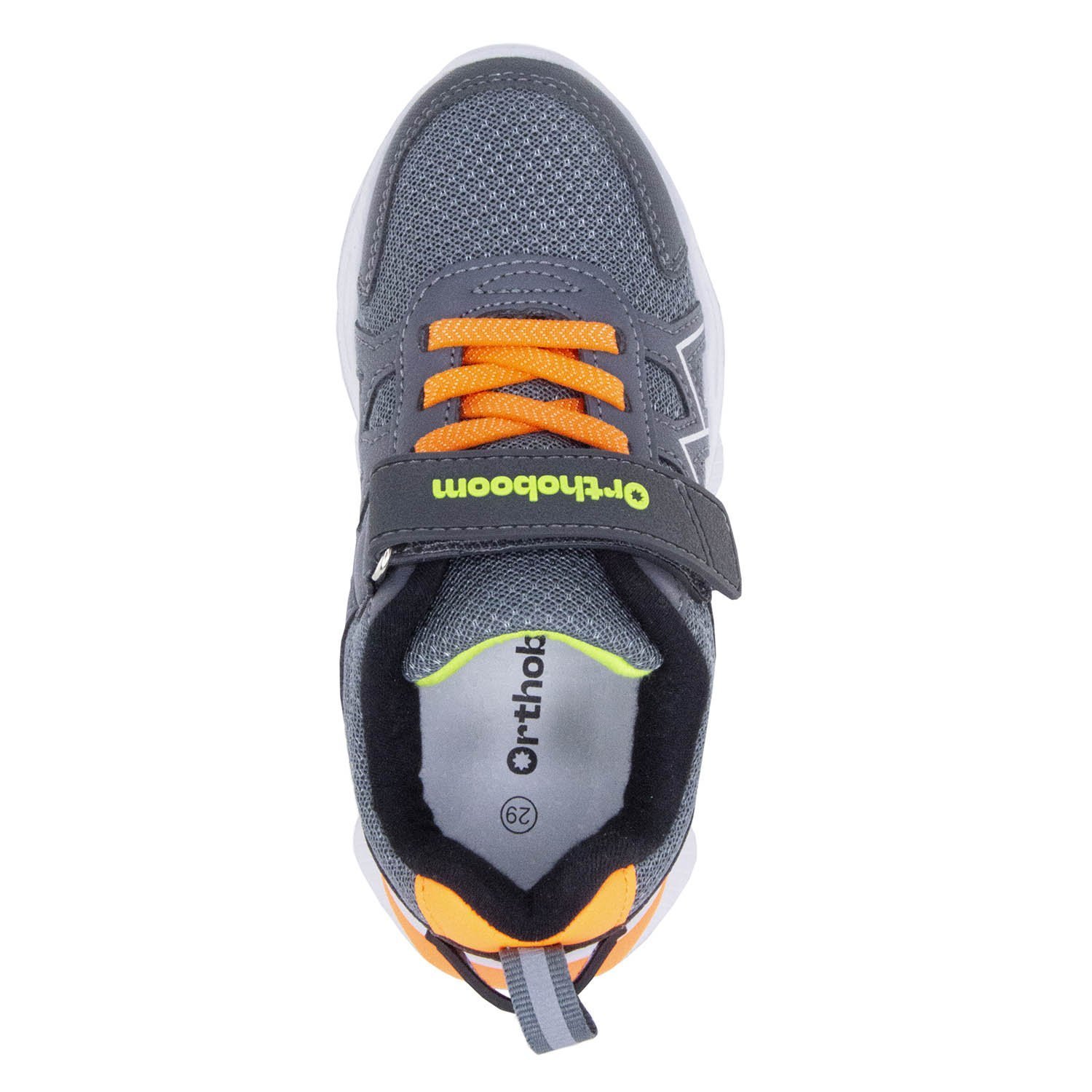 Ортопедическая обувь Orthoboom кроссовки 33057-01 серый с оранжевым фото 3