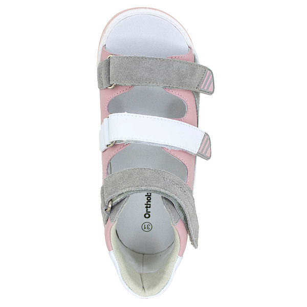 Ортопедическая обувь Orthoboom сандали 27057-02 розовый туман фото 5