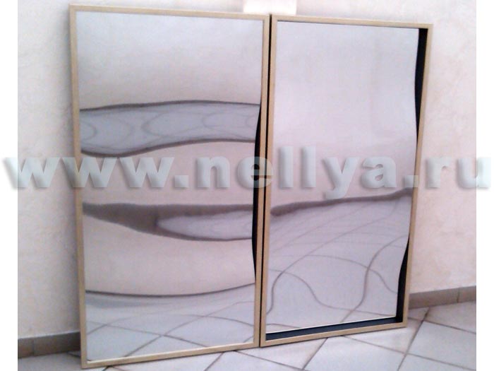 Кривое зеркало 120*60 для сенсорных игровых комнат фото 1