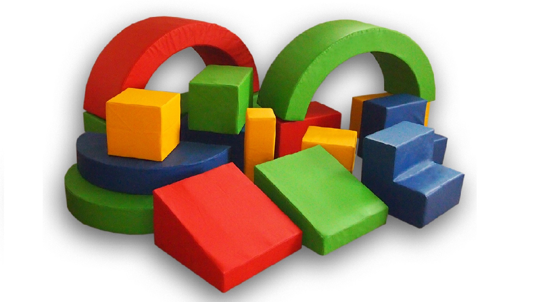 Мягкий напольный конструктор Самолет, 19 эл. фото 3