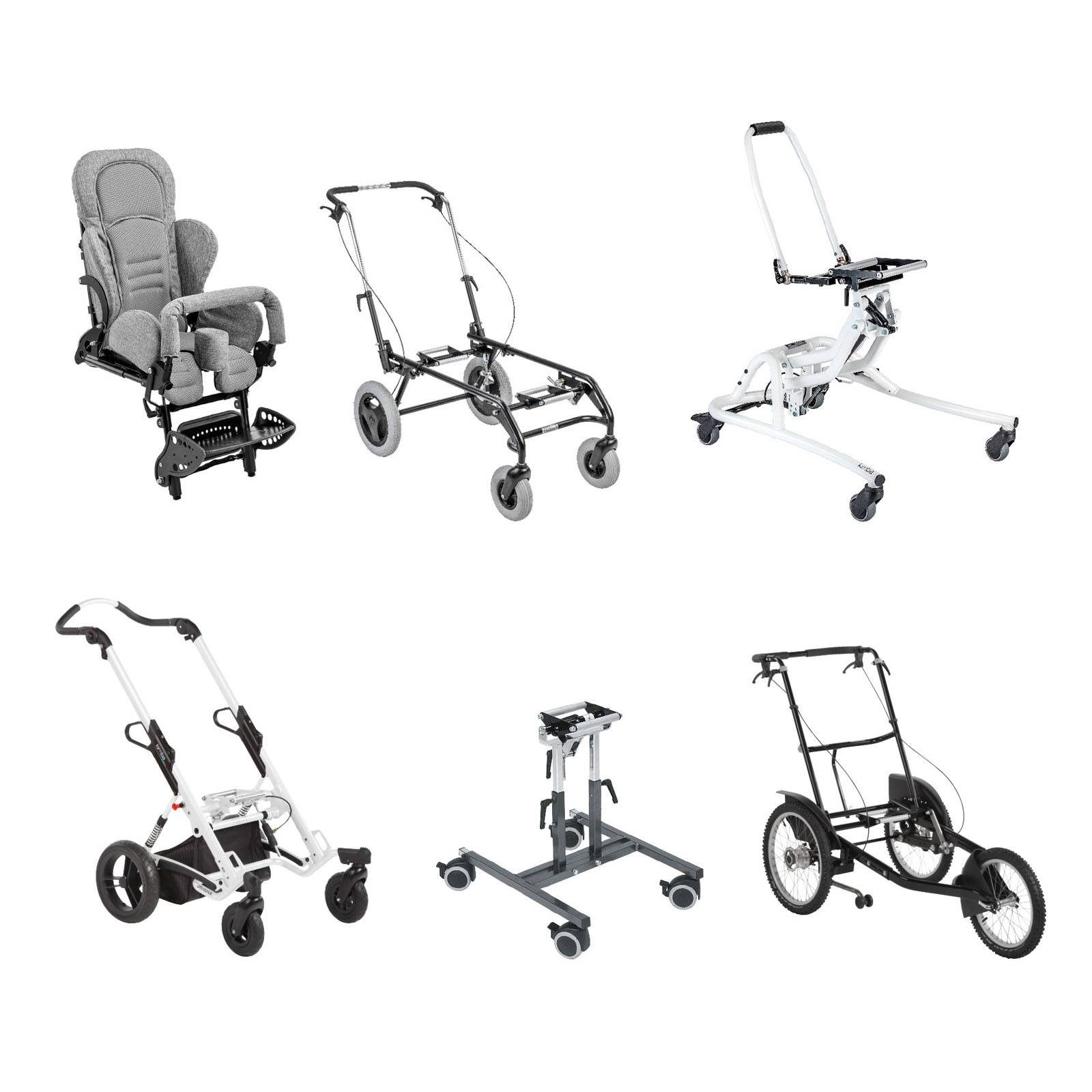 Кресло-коляска для детей ДЦП "Кимба" на комнатном шасси с пневматической регулировкой высоты фото 4