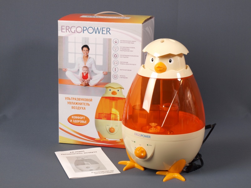 Увлажнитель воздуха ультразвуковой 4,5л ER-605  фото 2