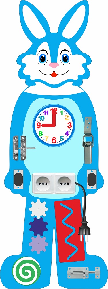 Бизибор Заяц, серия Животные ростовые, 30х80см фото 1